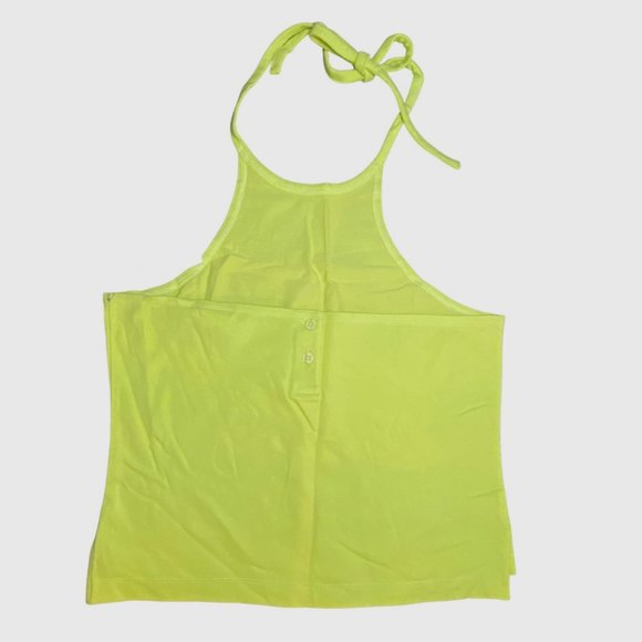 Alex Goes Lime Cotton Cami Halter Top Size L - New With Tag - Picture 10 of 10